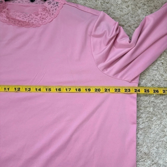 Susan Graver Women’s pink lace tops size 1X - Picture 7 of 8